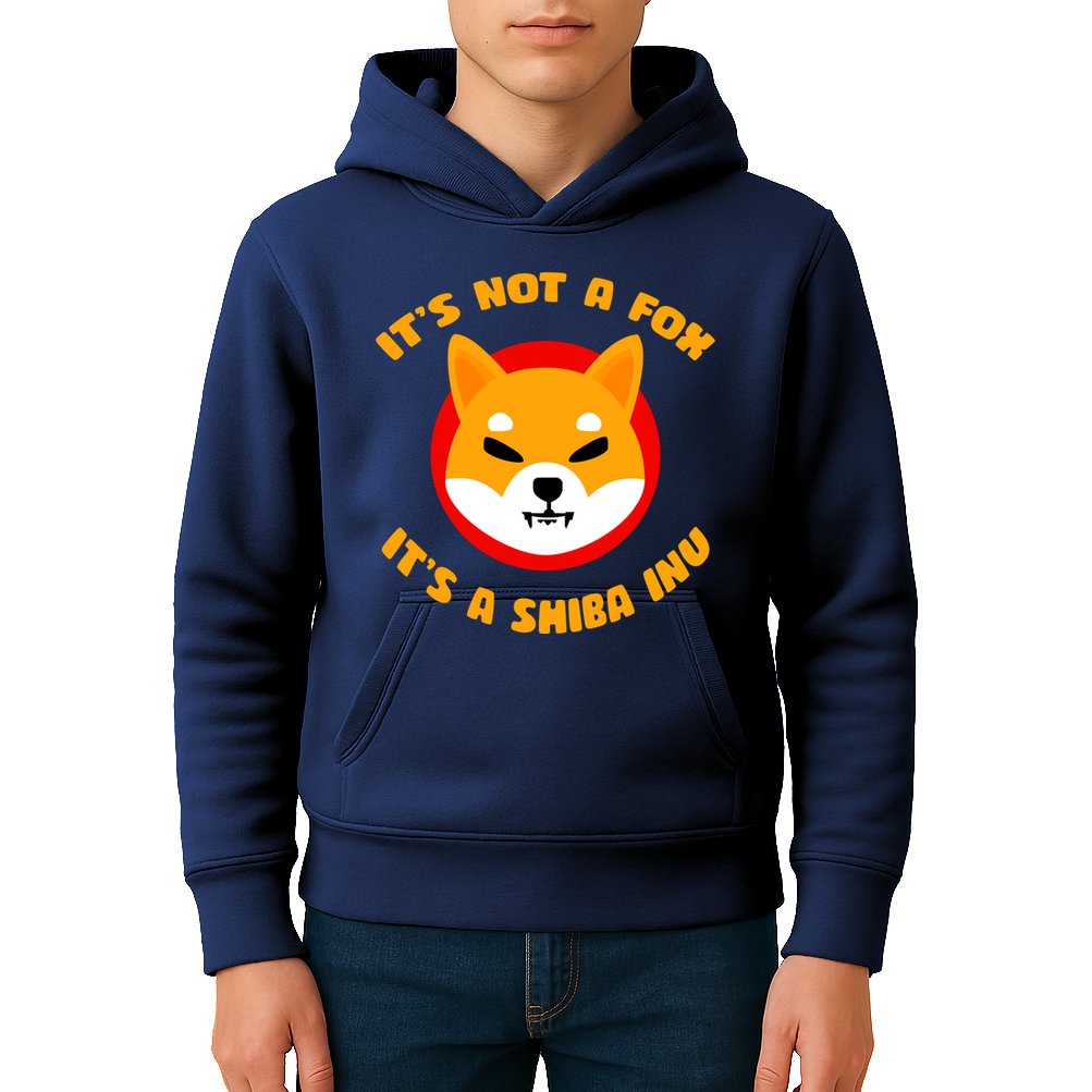 It's Not A Fox It's A Shiba Inu Kids Hoodie