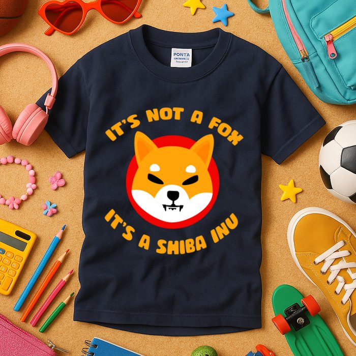 It's Not A Fox It's A Shiba Inu Kids T-Shirt