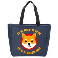 It's Not A Fox It's A Shiba Inu Zip Tote Bag