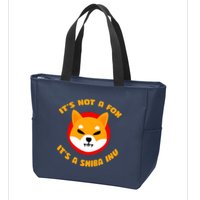 It's Not A Fox It's A Shiba Inu Zip Tote Bag