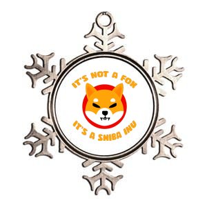 It's Not A Fox It's A Shiba Inu Metallic Star Ornament