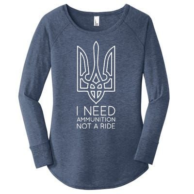 I Need Ammunition Not A Ride Women's Perfect Tri Tunic Long Sleeve Shirt