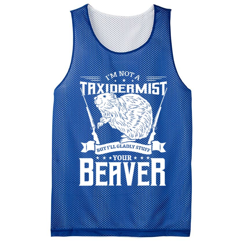 Im Not A Taxidermist Hunting Beaver Riffle Hunter Short Sleeve Meaningful Gift Mesh Reversible Basketball Jersey Tank