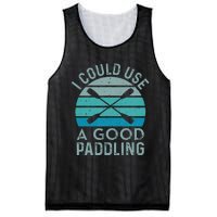 I Need A Good Paddling Funny Kayak Kayaking Mesh Reversible Basketball Jersey Tank