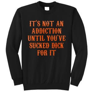 ItS Not An Addiction Until YouVe Sucked Dick For It Sweatshirt