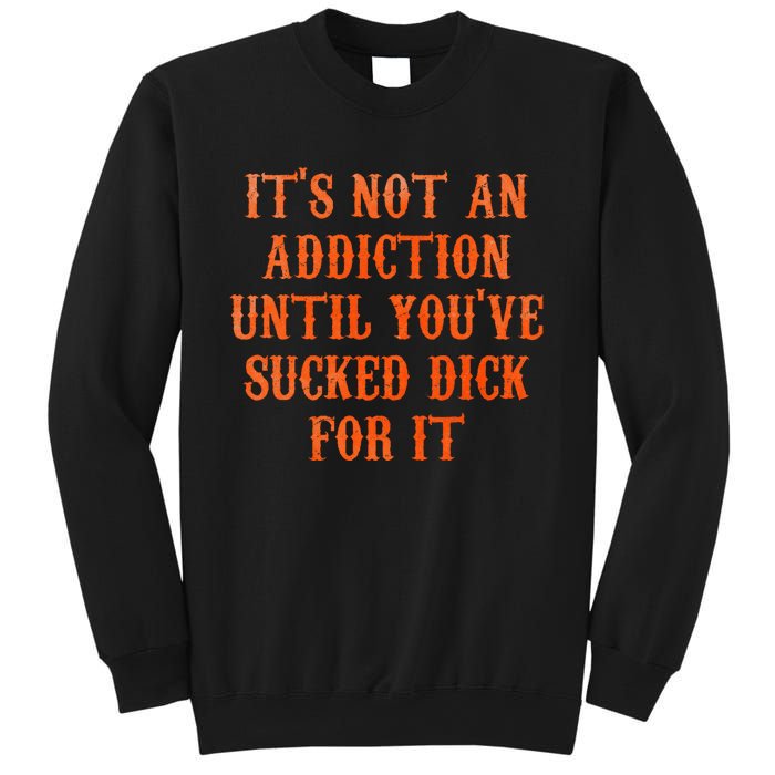 ItS Not An Addiction Until YouVe Sucked Dick For It Sweatshirt