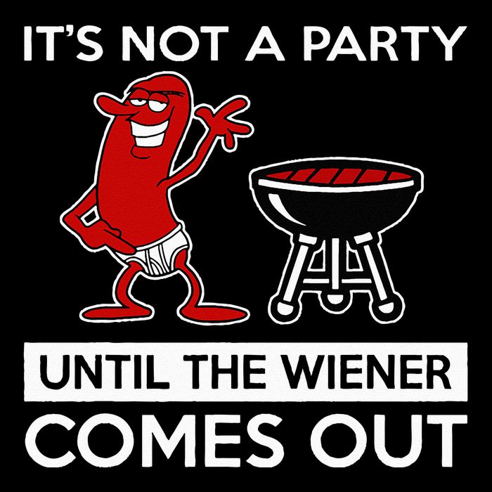 It's Not A Party Until The Wiener Comes Out Bucket Hat
