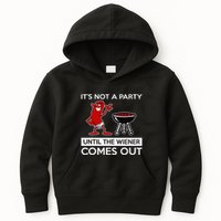 It's Not A Party Until The Wiener Comes Out Kids Hoodie