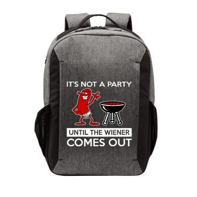 It's Not A Party Until The Wiener Comes Out Vector Backpack