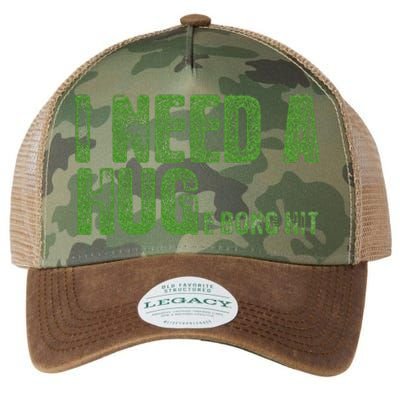 I Need A Hug Huge Bong Hit Weed Marijuana Cannabis Stoner Legacy Tie Dye Trucker Hat