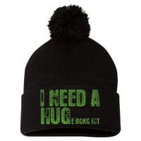 I Need A Hug Huge Bong Hit Weed Marijuana Cannabis Stoner Pom Pom 12in Knit Beanie