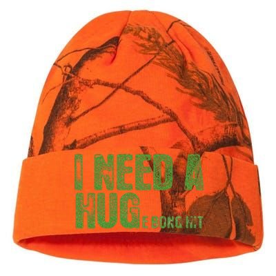 I Need A Hug Huge Bong Hit Weed Marijuana Cannabis Stoner Kati Licensed 12" Camo Beanie