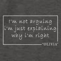 IM Not Arguing Just Explaining (Why IM Right) Olivia Vector Backpack