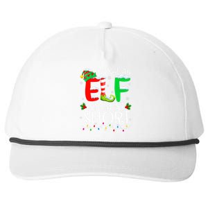 IM Not An Elf IM Just Short Funny Christmas Family Pajamas Snapback Five-Panel Rope Hat