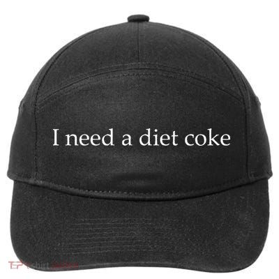 I Need A Diet Co.Ke 7-Panel Snapback Hat