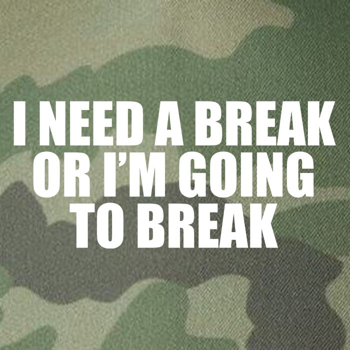 I Need A Break Or I'm Going To Break Legacy Tie Dye Trucker Hat