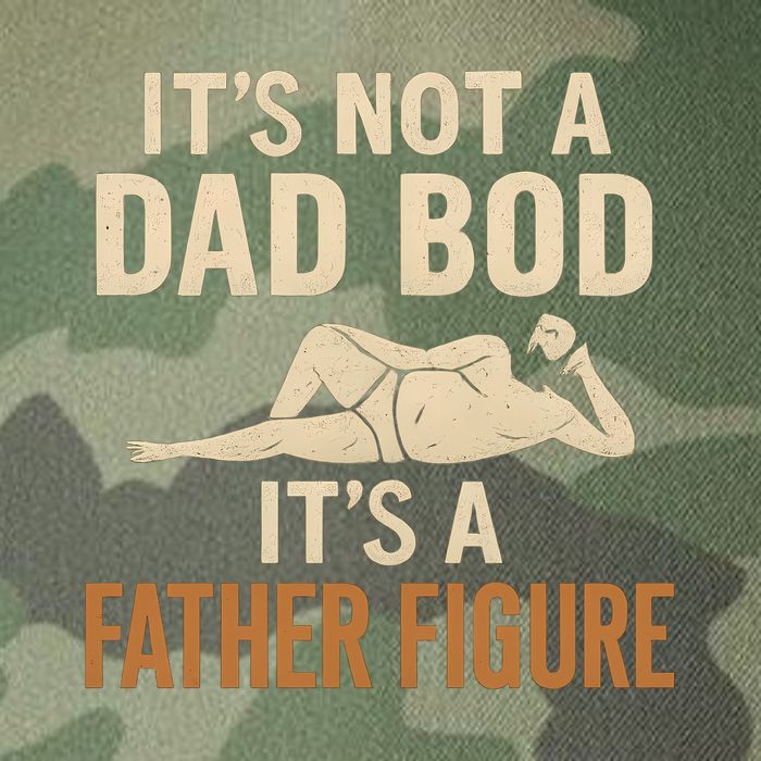 It's Not a Dad Bod, It's a Father Figure Legacy Tie Dye Trucker Hat