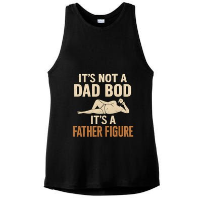 It's Not a Dad Bod, It's a Father Figure Ladies PosiCharge Tri-Blend Wicking Tank