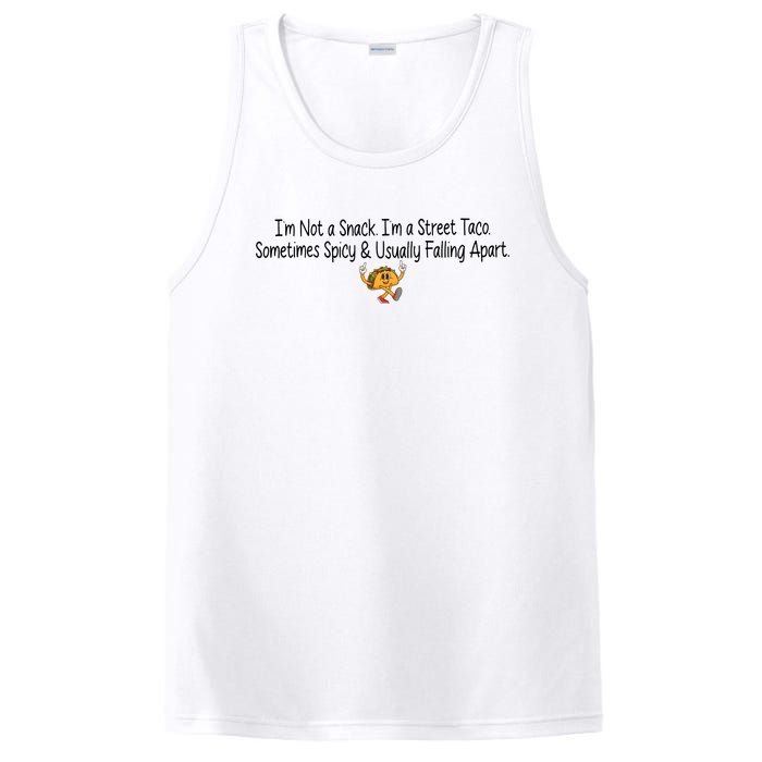 IM Not A Snack IM A Street Taco Cinco De Mayo PosiCharge Competitor Tank