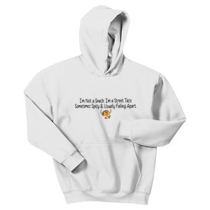 IM Not A Snack IM A Street Taco Cinco De Mayo Kids Hoodie