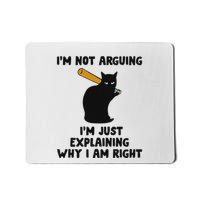 IM Not Arguing IM Just Explaining Why I Am Right Mousepad