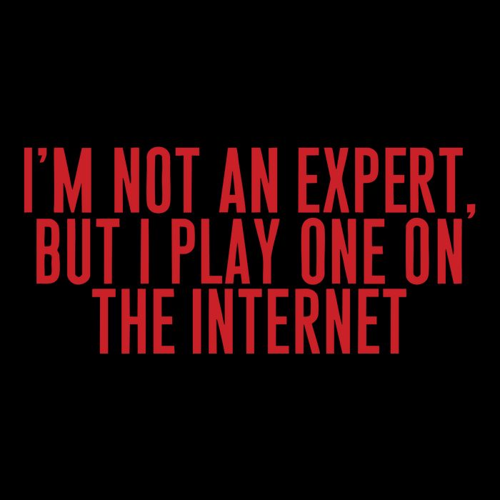 IM Not An Expert But I Play One On The Internet Mousepad