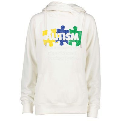 It's Not A Processing Error Autistic Autism Awareness Great Gift Womens Funnel Neck Pullover Hood