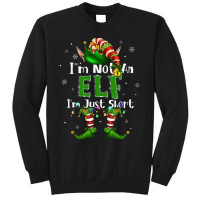 Im Not An Elf Family Christmas Pjs Matching Sweatshirt