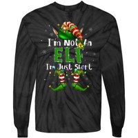 Im Not An Elf Family Christmas Pjs Matching Tie-Dye Long Sleeve Shirt