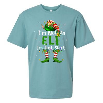 Im Not An Elf Family Christmas Pjs Matching Sueded Cloud Jersey T-Shirt