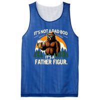 ItS Not A Dad Bod ItS A Father Figure Beer Lovers Bear Dad Gift Mesh Reversible Basketball Jersey Tank