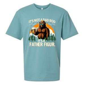 ItS Not A Dad Bod ItS A Father Figure Beer Lovers Bear Dad Gift Sueded Cloud Jersey T-Shirt