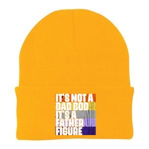 ItS Not A Dad Bod ItS A Father Figure Meaningful Gift Knit Cap Winter Beanie