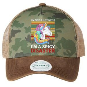 IM Not A Hot Mess IM A Spicy Disaster Legacy Tie Dye Trucker Hat