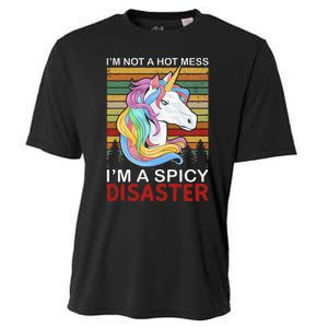 IM Not A Hot Mess IM A Spicy Disaster Cooling Performance Crew T-Shirt