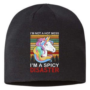 IM Not A Hot Mess IM A Spicy Disaster Sustainable Beanie