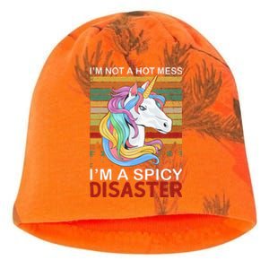 IM Not A Hot Mess IM A Spicy Disaster Kati - Camo Knit Beanie