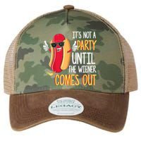 It's Not A Party Until The Wiener Comes Out Funny Hot Dog Legacy Tie Dye Trucker Hat