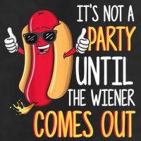 It's Not A Party Until The Wiener Comes Out Funny Hot Dog Tumbler