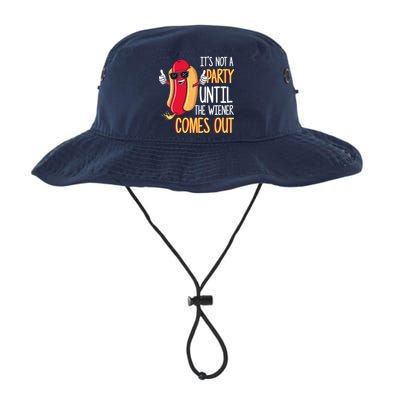 It's Not A Party Until The Wiener Comes Out Funny Hot Dog Bucket Hat