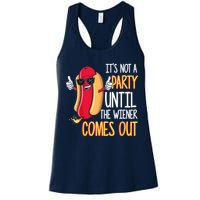 It's Not A Party Until The Wiener Comes Out Funny Hot Dog Womens Tank Top