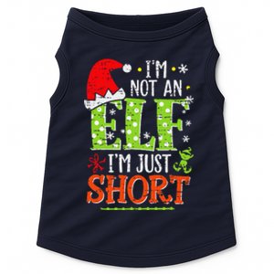 Im Not An Elf Just Short Funny Christmas Xmas Doggie Tank