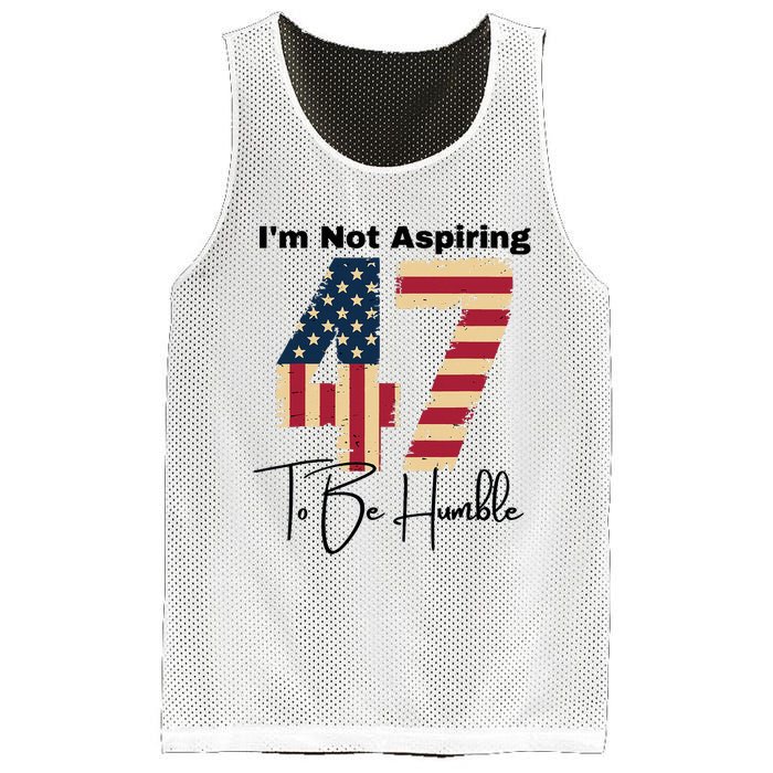 IM Not Aspiring To Be Humble Kamala Harris 47 Mesh Reversible Basketball Jersey Tank