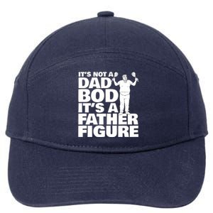 ItS Not A Dad Bod ItS A Father Figure Gift 7-Panel Snapback Hat