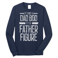 Its Not A Dad Bod Its A Father Figure Retro Vintage Long Sleeve Shirt