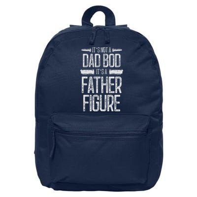 Its Not A Dad Bod Its A Father Figure Retro Vintage 16 in Basic Backpack