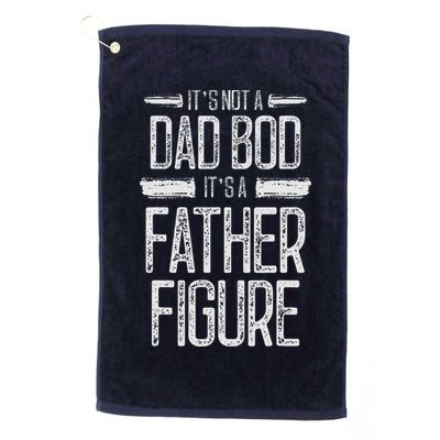 Its Not A Dad Bod Its A Father Figure Retro Vintage Golf Towel