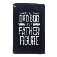 Its Not A Dad Bod Its A Father Figure Retro Vintage Golf Towel