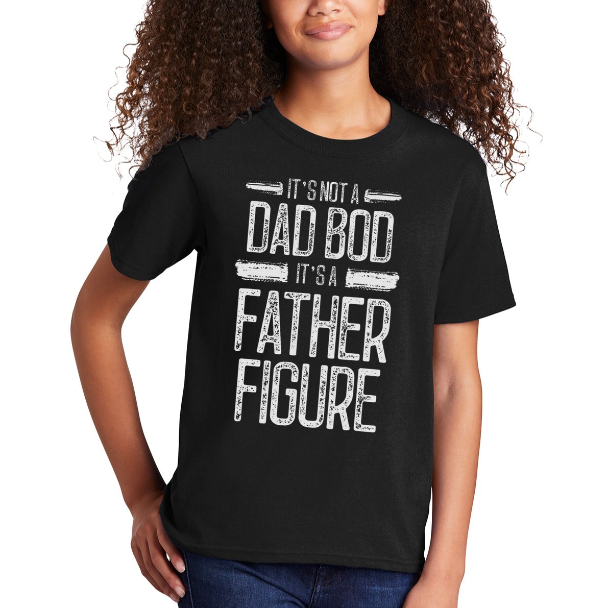 Its Not A Dad Bod Its A Father Figure Retro Vintage Kids T-Shirt
