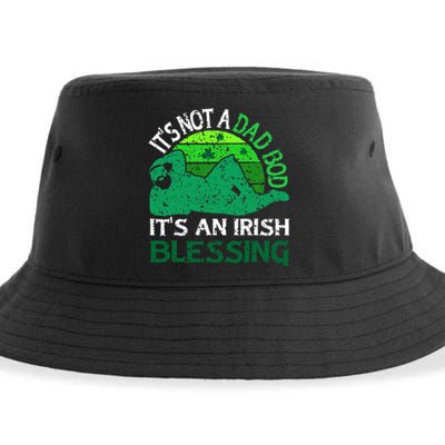 It's Not A Dad Bod It's An Irish Blessing Funny St. Patricks Sustainable Bucket Hat